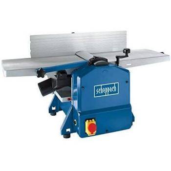 Scheppach Cepilladora compacta HMS1070 | Potencia 1500 W | 2 planchas de acero rápido | Tope inclinable | Velocidad de los hierros 9000-1 min | Altura/ancho de paso 120-254 mm
