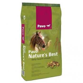 Pienso para caballos Pavo Nature's Best 15Kg - Muesli, 15 kg, formulado con ingredientes naturales, alto en fibra, bajo en azúcares y almidones