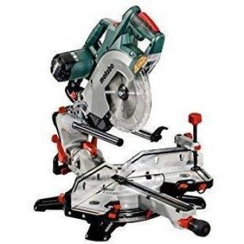 Metabo 612216000 612216000-Ingletadora teléscopica con revoluciones Variables KGSV 72 Xact SYM-1.8 Kw-305 mm, 1800 W, 240 V, Negro, Size