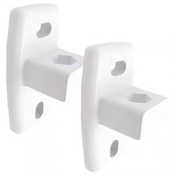 Soporte de Pared para Toldo Blanco - Pack de 2 Unidades