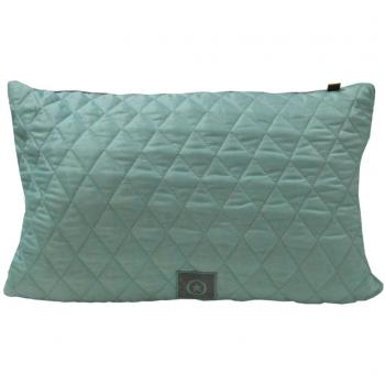 Overseas Almohada tafetán/jersey 40x60 cm azul hielo