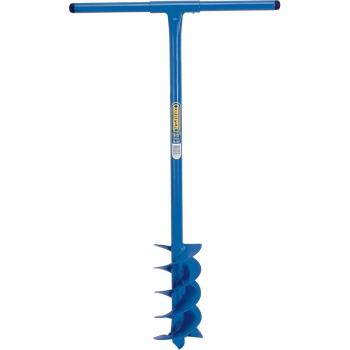 Perforador de suelo Draper Tools con broca de 1070x155 mm, color azul, modelo 24414