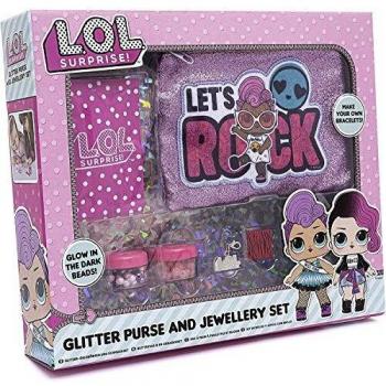 LOL Surprise- Set Creatividad bolsito Neceser Glitter Laberintos de Abalorios