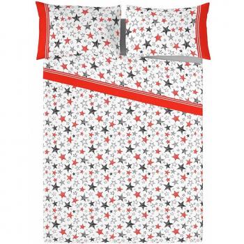 Juego de Sábanas Infantil Estampadas Primavera Verano 3/4 Piezas - 50% Algodón 50% Poliéster Extra Suave - Cama 90/105 - RODANO
