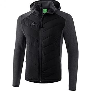 Erima Quilted Jacket - Men's - Black - Size L