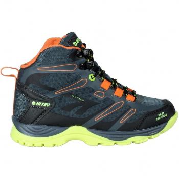 Botas de montaña Hi-Tec Toubkal Mid Waterproof Charcoal/Limoncell para niños