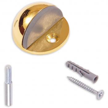 BRINOX Tope Puerta con pivote y Tornillo, Oro, 2.5x4.4x4.4 cm
