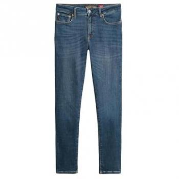 Jeans Pitillo Vintage Azul Superdry Ajustados para Hombre 30/32