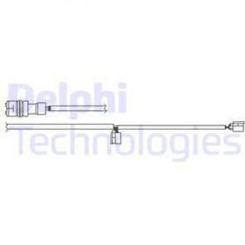 DELPHI Indicador de desgaste de frenos LZ0262 - Juego contacto de aviso, compatible con sistemas de freno, diseñado para alertar sobre el desgaste del material de freno, fácil instalación y alta precisión en la medición del