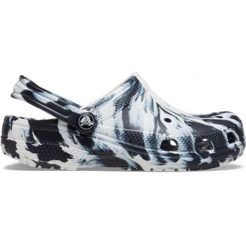 Classic Marbled Kids' Clogs - Unisex Black Crocs