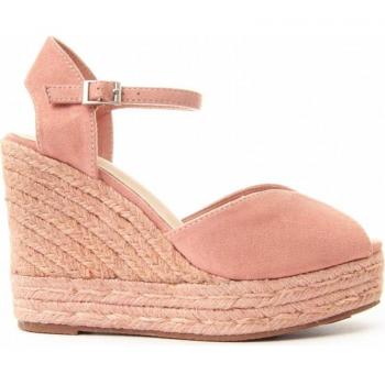 Sandalias de Mujer Montevita Wesparto7 Rosa con cuña de esparto