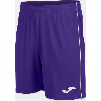 Short de fútbol para hombre Joma Liga morado y blanco