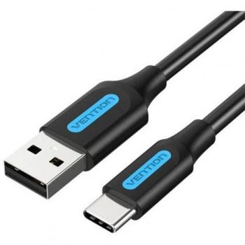 Cable USB 2.0 Tipo-C Vention COKBF de Alta Velocidad con Conexión USB Macho a USB-C Macho de 1 Metro en Color Gris