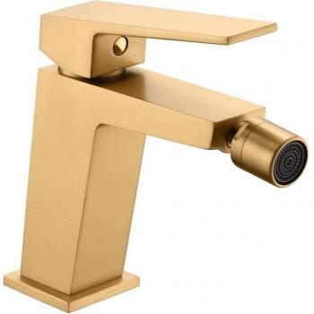Grifo de bidé monomando Art Imex oro cepillado