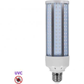 Lámpara led UVC germicida + ozono con casquillo E27 y control remoto