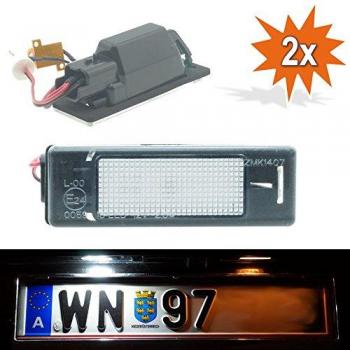Do!LED P307 Iluminación LED para matrícula de coche, Peugeot o Citroen, con certificado E, aspecto de xenón