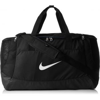 Nike Club Team Swoosh Duffel L Bolsa de deporte, 58 cm, liters, Negro