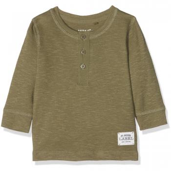 NAME IT Nitdino Ls Top M Nb, Camisa Manga Larga para Bebés, Rosa