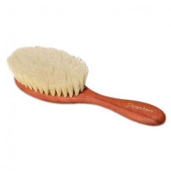 Cepillo para el pelo de bebé de madera, pelo de cabra