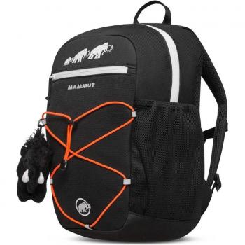 Mochila infantil Mammut First Zip características: diseño ergonómico, material resistente al agua, compartimento principal con cierre, bolsillo frontal con cremallera, correas ajustables y reflectantes para mayor visibilidad