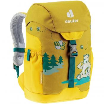 Mochila para niños Deuter Schmusebär (cúrcuma-maíz)