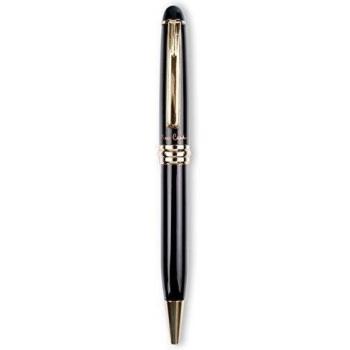 PIERRE CARDIN versalles Black Gold Trim Ballpoint Pen