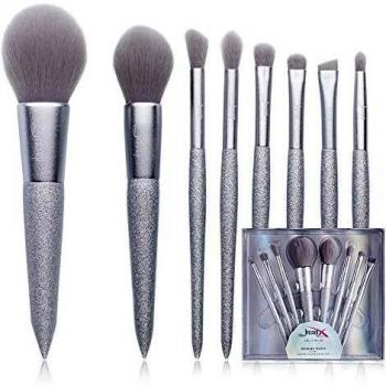 Set de Brochas de Maquillaje Jessup, Brocha para Sombras de Ojos Brochas de Sombra de Ojos Brochas Sintéticas para, Brochas de Maquillaje en Polvo Plata T265