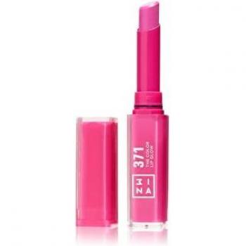 3INA The Color Lip Glow Barra De Labios Hidratante Con Brillo Tono 371 - Electric, Hot Pink 1,6 G