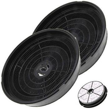 Juego de 2 filtros de carbón originales Hotpoint Ariston C00308180 para campana extractora