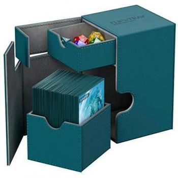 Ultimate Guard Flip´n´Tray Deck Case 100+ Caja de Cartas Tamaño Estándar XenoSkin Gasolina Azul
