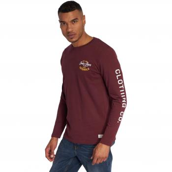 Jack & Jones Hombres Camisetas de Manga Larga Jorfara