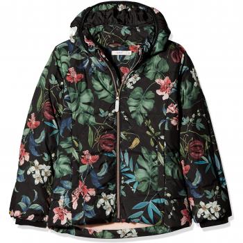 NAME IT Nkfmay Puffer Jacket, Chaqueta para Niñas, Black, 164