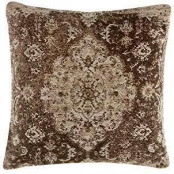 Cojín Decorativo Vintage Marrón Patrón Oriental 45 x 45 cm Mimisal