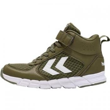 Hummel Speed Mid Kids Sneakers - Dark Olive, Unisex, Size 29