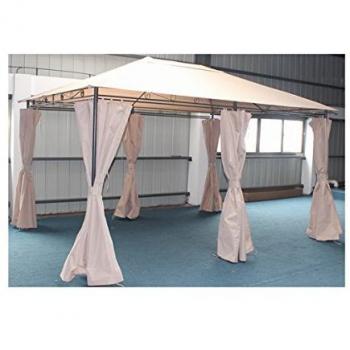 Toldo recambio para pérgola metálica 2,95 x 3,95 m crudo