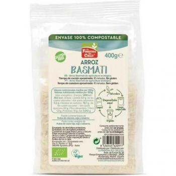 La Finestra sul Cielo Arroz Basmati Blanco Bio 400g Envase Compostable