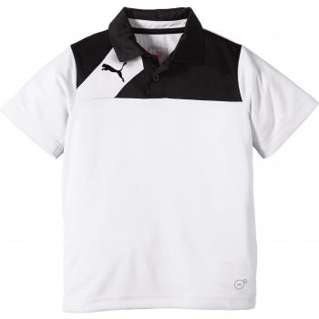 Puma Polo Esquadra Leisure - Polo para niño, color blanco, talla 164 cm