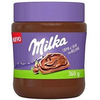 Milka - Crema Untable de Chocolate con Leche de los Alpes - Tarro de 360 g
