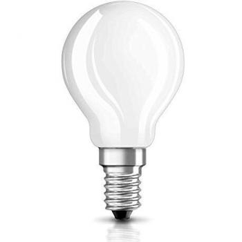 OSRAM LED - Lámpara E14 Retrofit Classic, P / 2,1W - 25 Watt sustitución, Bombilla LED mate, blanco cálido