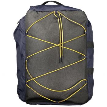 K-Way Convertible Sports Backpack - Blue Polyester, Unisex, ONE SIZE, Multiple Compartments