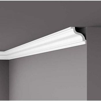 Cornisa Decorativa NMC K NOMASTYL Poliestireno 70 x 70 x 2000 mm Blanca