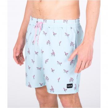 Hurley Bañador Corto Cannonball Volley 17'' - Bañador de hombre, corte corto, tejido ligero y rápido secado, diseño moderno, ideal para playa y piscina