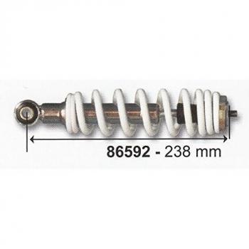 Amortiguador MKX - 86592 de deportes blanco 238 mm universal sin adaptador