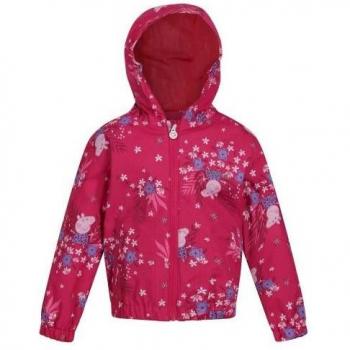 Chaqueta Impermeable de Peppa Pig con Flores para Niños/Niñas