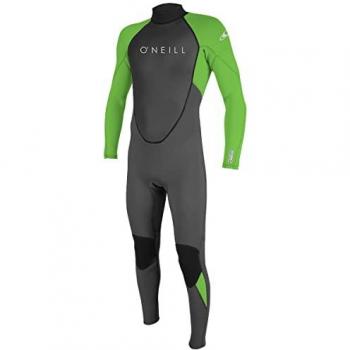 O'NEILL Reactor II Traje de Neopreno Manga Larga 3/2mm con Cremallera Trasera para Hombre, Color Graph/Dayglo, Talla MT