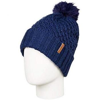 Roxy Blizzard - Gorro con Pompón para Mujer Gorro, Mujer, Medieval Blue, One Size