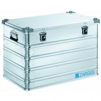 Maleta de transporte K 470 de Aluminio Plateado, capacidad 195 L, dimensiones externas 830 x 530 x 550 mm, sin ruedas, peso 11.1 kg