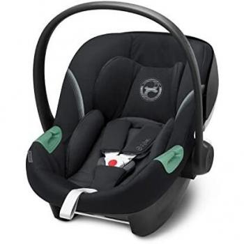 Silla de Auto Cybex Aton S2 i-Size Grupo 0 Deep Black con ISOFIX