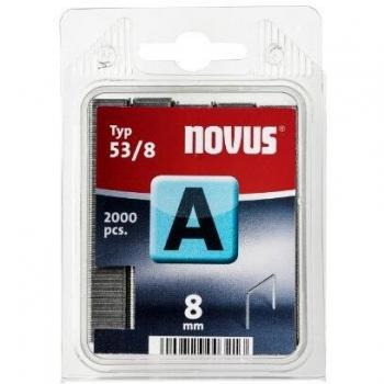Agrafes de alambre fino tipo A 53/8 mm, 2000 unidades - NOVUS
