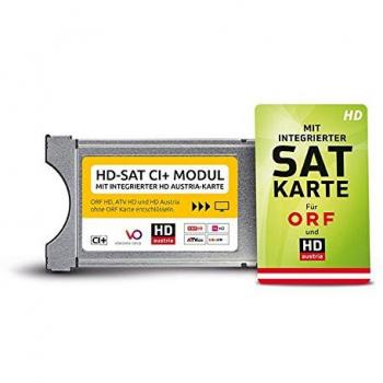 HD SAT memoria con integrado por satélite tarjeta ORF HD ATV HD y Servus TV HD